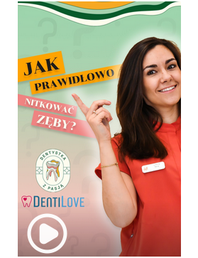 jak nitkować zęby